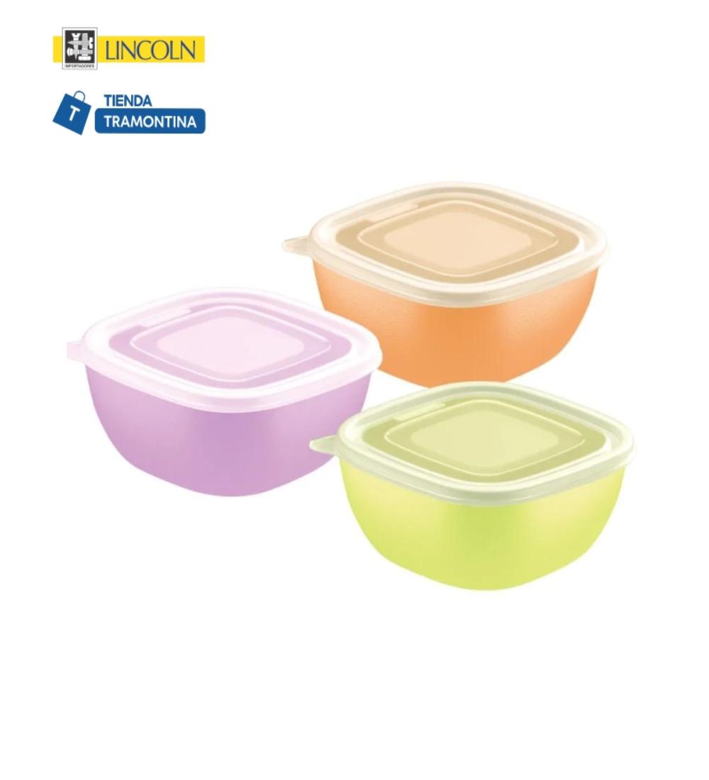 BOWL CON TAPA TRAMONTINA 600ml